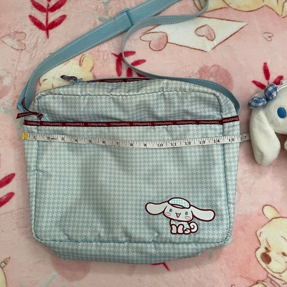 2005 Cinnamoroll Houndstooth Messenger Bag 🍎 - Picture 7 of 9
